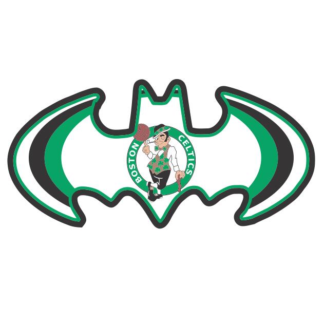 Boston Celtics Batman Logo iron on heat transfer